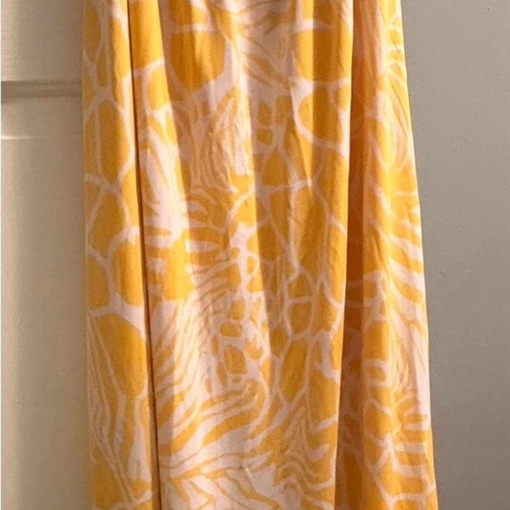 Yellow Patterned Women's Skirt